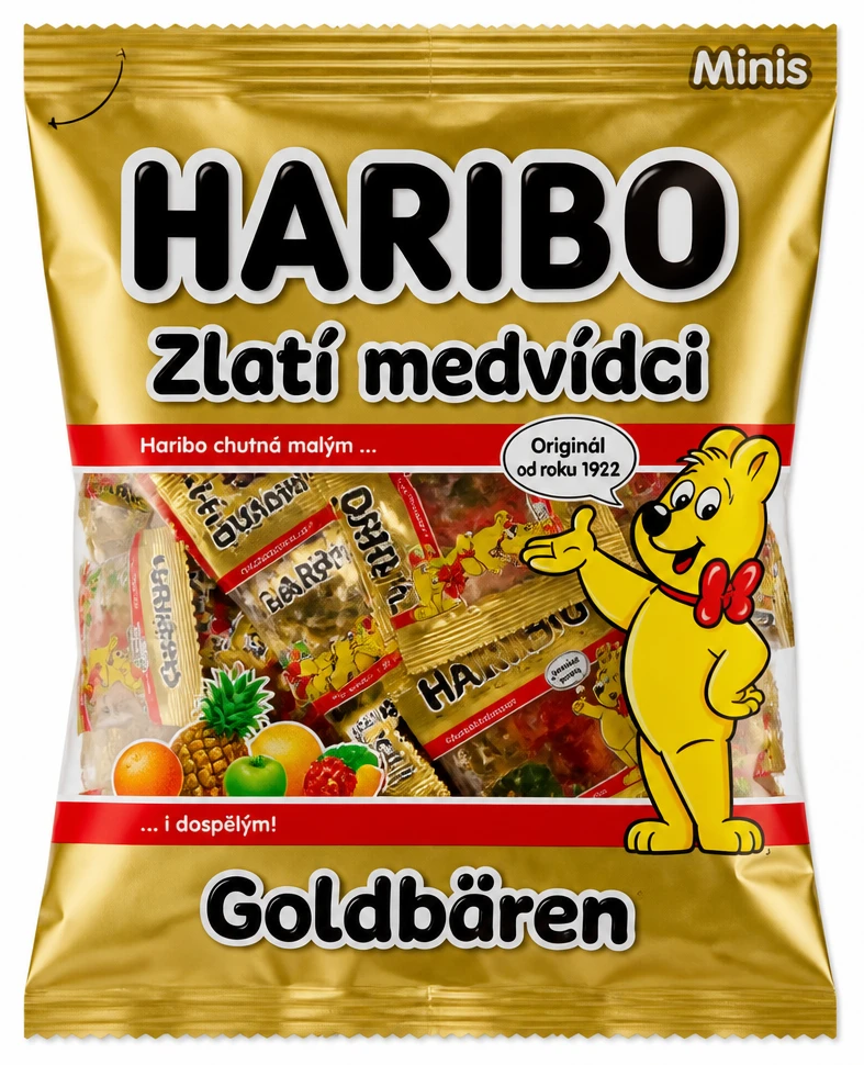 Zlatí medvídci minis Haribo