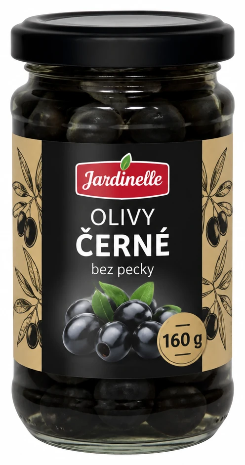 Olivy černé Jardinelle