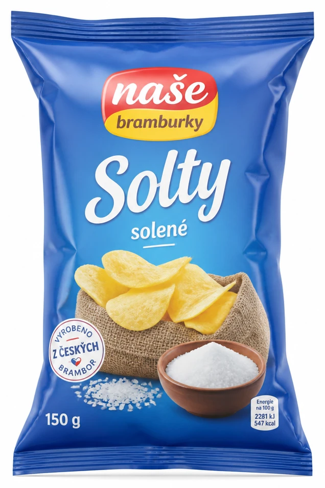 Naše bramburky Solty solené