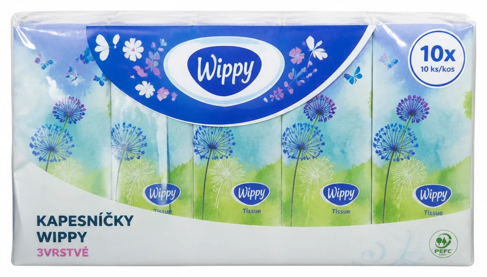 Kapesníčky Wippy 3vrstvé