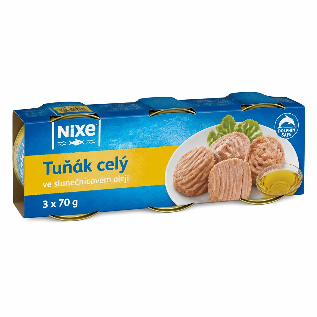 NIXE Tuňák celý ve slunečnicovém oleji