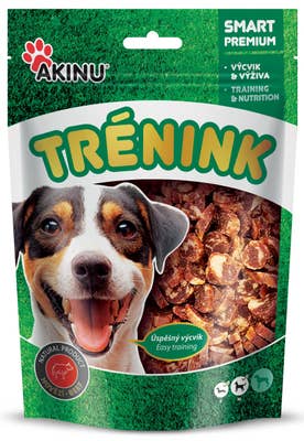 Akinu Tréninkové hovězí lupínky s treskou