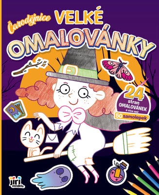 JIRI MODELS Velké omalovánky - Čarodějnice