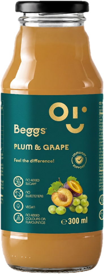 Beggs Nápoj hroznové víno & švestka