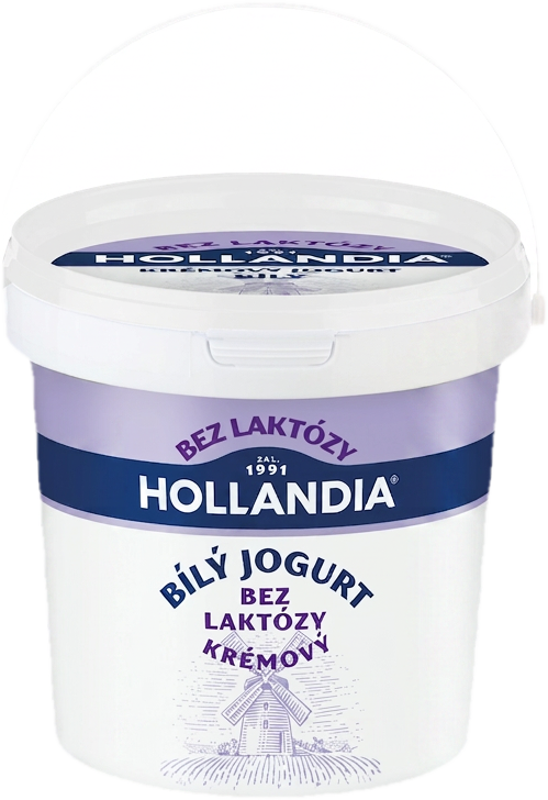 Hollandia Krémový jogurt bílý bez laktózy