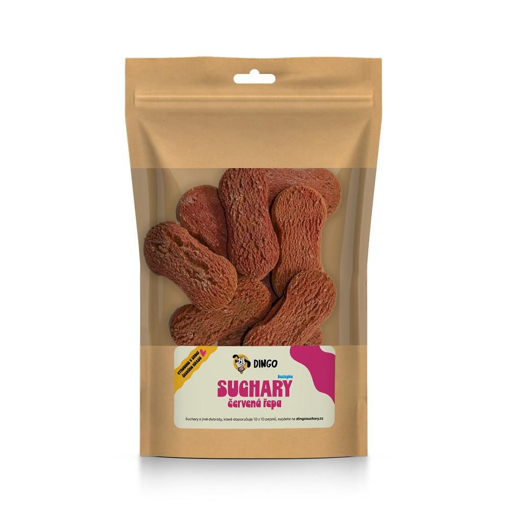 Dingo suchary s červnou řepou bezlepkové 250 g