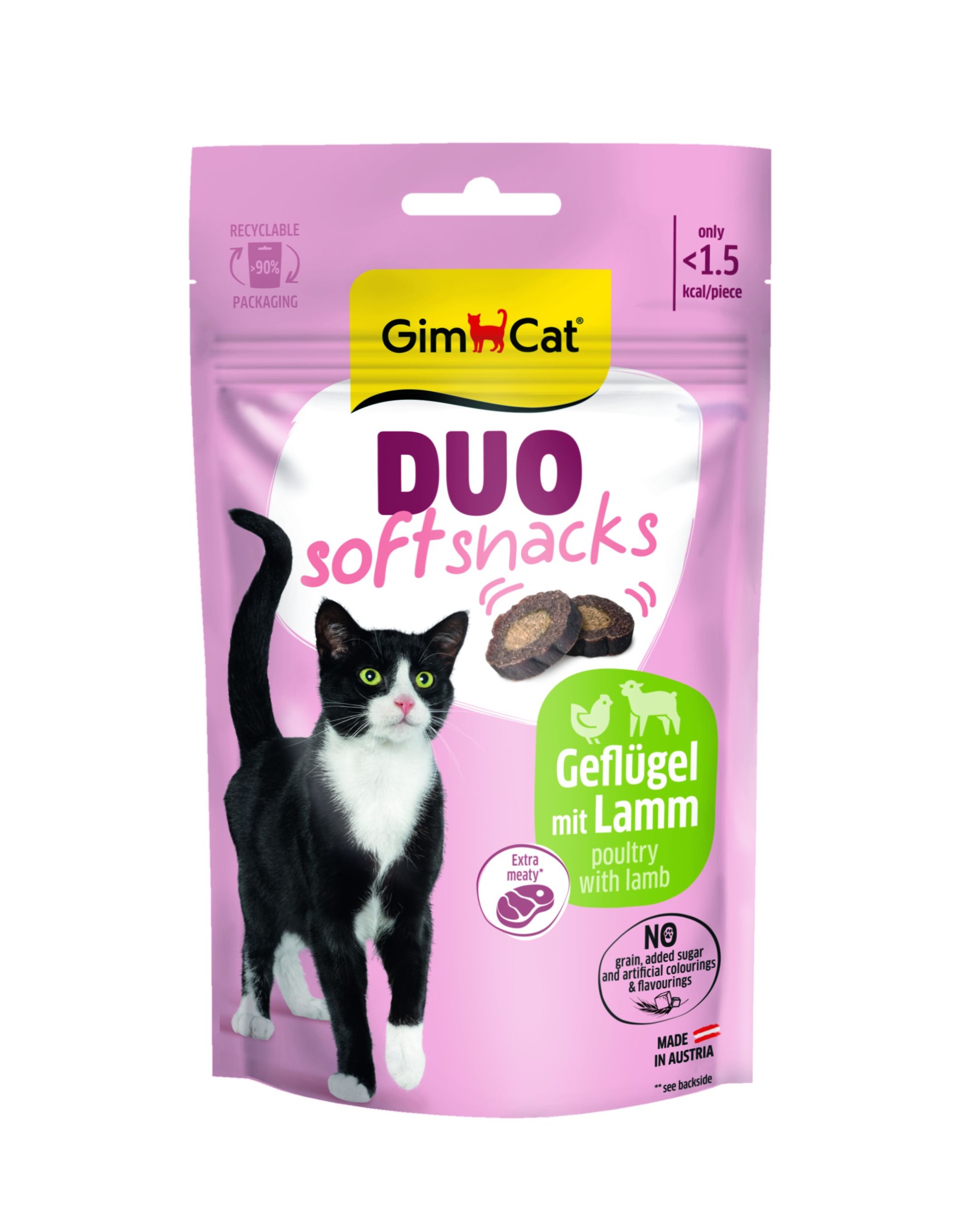 GimCat Duo soft drůbeží s jehnětem 50g