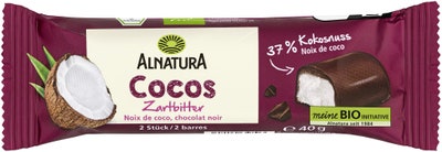 ALNATURA BIO Tyčinka kokosová v hořké čokoládě 2x20g