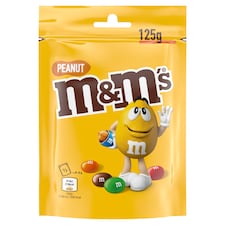 M&M's Dražé plněné praženými arašídy v mléčné čokoládě a cukrové polevě 125g