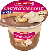 Ehrmann Grand Dessert puding dezert se šlehačkou waffle nut style