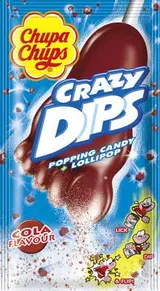Chupa Chups Crazy Dips Cola lízátko