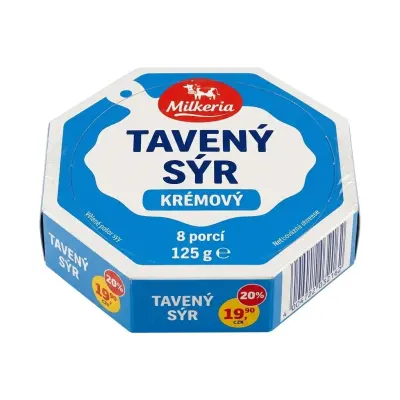 Tavený sýr Milkeria
