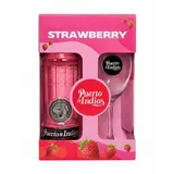 PUERTO DE INDIAS Strawberry Gin se skleničkou 37,5 % 700 ml