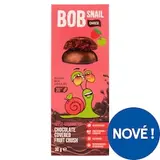 Šnek Bob Jablečno-jahodová pochoutka v mléčné čokoládě 3 ks 30g