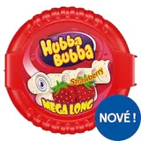 Hubba Bubba Mega Long žvýkačka s jahodovou příchutí 56g