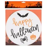 Halloweenská dekorační tabulka s nápisem Happy Halloween
