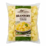 Brambory kostičky vařené vakuované chlaz. 2 kg