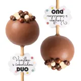Happy Pops CakePops DUO Vanilka s čokoládou (2×45 g)