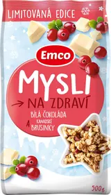 Emco Mysli brusinka a bílá čokoláda