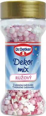 Dr. Oetker Dekor Mix růžové 50 g