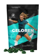 Geloren Active příchuť kiwi se sladidly 90 želé