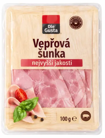 Dle Gusta Vepřová šunka nejvyšší jakosti