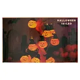 Halloween dýně 10 LED světelný řetěz