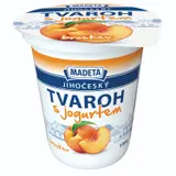 Madeta JČ tvaroh s jogurtem broskev 130g