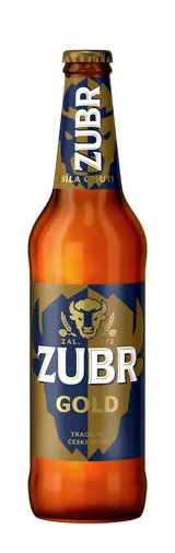 Zubr Gold Světlé Výčepní pivo 0,5l