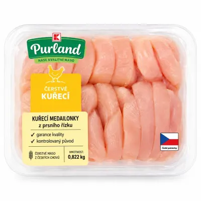 PURLAND Kuřecí medailonky z prsního řízku