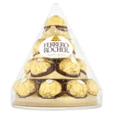 Ferrero Rocher kužel Oplatky s polevou z mléčné čokolády a drcenými lískovými oříšky 212,5g