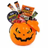 HALLOWEEN Plastová dýně plněná cukrovinkami