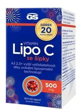 GS Vitamin Lipo C 500mg se šípky cps.90+20 dárek