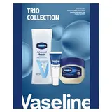 Vaseline Vánoční balíček s tělovým mlékem, balzámem na rty a ochranou pokožky Trio Routine Core 1 ks