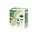 PALMOLIVE dárková sada (tekuté mýdlo 300 ml + sprchový krém 500 ml + lufa) Naturals Olive
