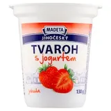 Madeta Jihočeský tvaroh s jogurtem jahoda 130g