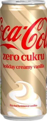 Coca-Cola Zero cukru holiday creamy vanilla