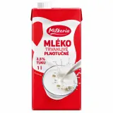 Trvanlivé mléko Milkeria plnotučné 3,5%