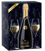 Bohemia Sekt Prestige Demi Sec + 2 sklenice