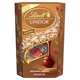 Lindt Lindor Mléčná a bílá čokoláda s různými náplněmi 200g