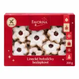 FAVORINA Bezlepkové linecké hvězdičky