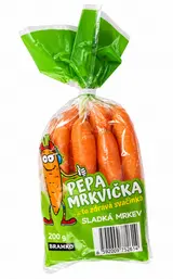 Mrkev baby praná, kornout "Pepa mrkvička"